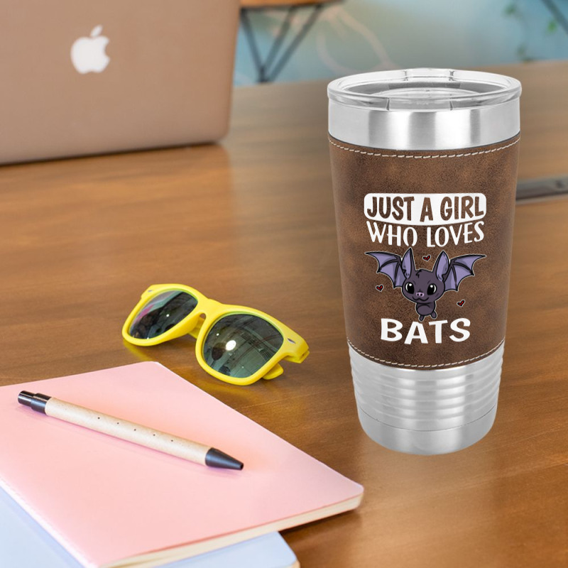 Just A Girl Who Loves Bats Cute Bat Costume Leatherette Tumbler | Artistshot