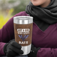 Just A Girl Who Loves Bats Cute Bat Costume Leatherette Tumbler | Artistshot