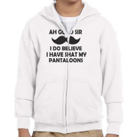 My Pantaloons Funny Humor Geek Youth Zipper Hoodie | Artistshot