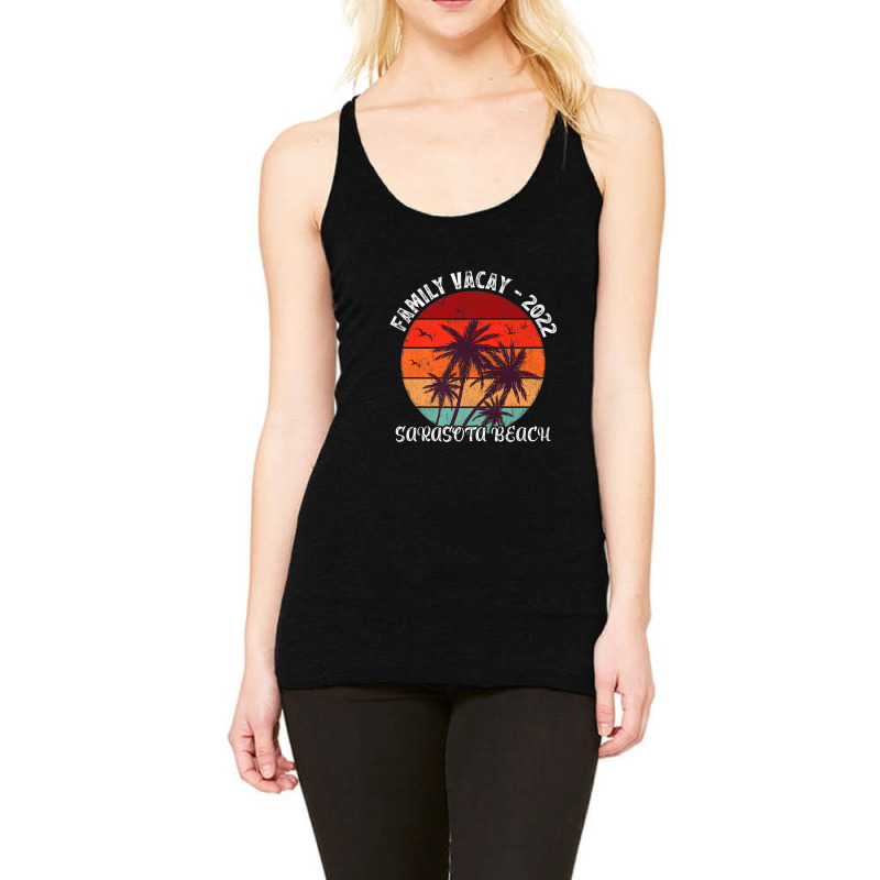 Family Vacation 2022 Vintage Retro Florida Sarasota Beach Premium Racerback Tank by Yuh2105 | Artistshot