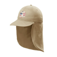 Us Flag Cat 4th Of July Proud And Independent Cat Of United States Of Sun Shade Cap | Artistshot