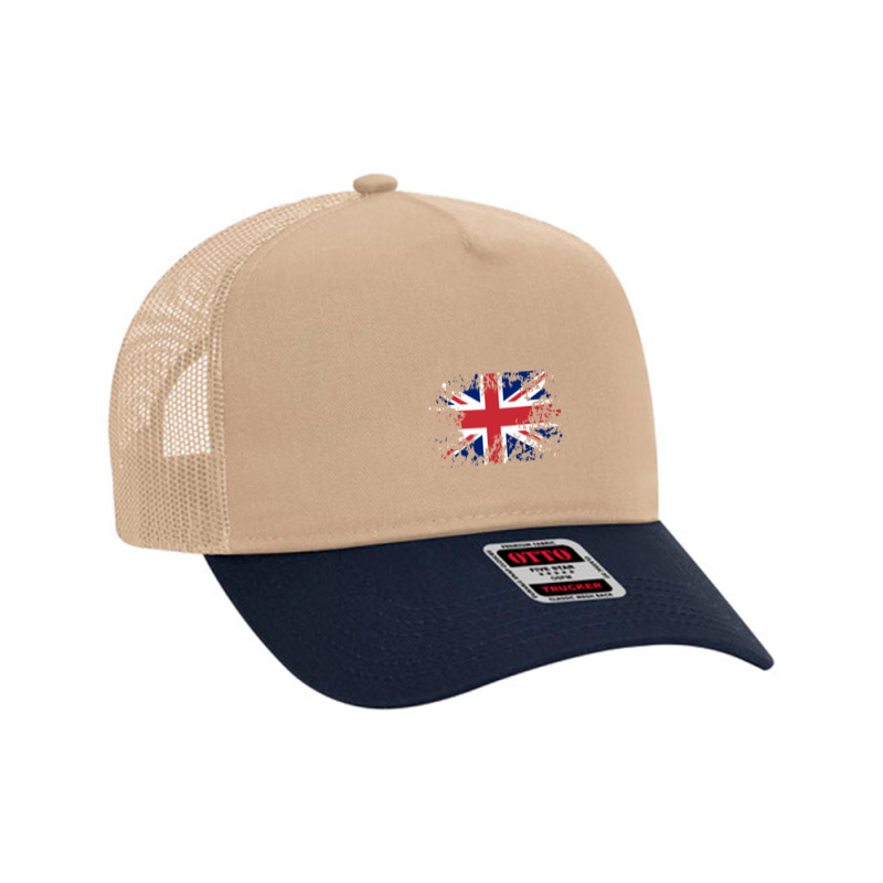 British Flag Vectors Mesh Back Trucker Hat | Artistshot