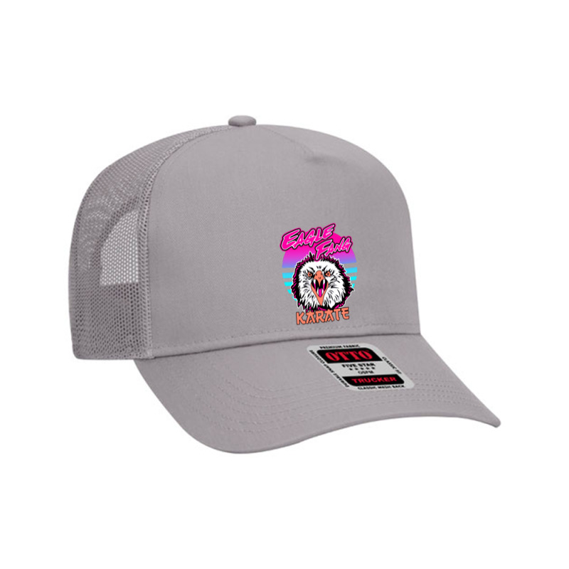 Eagle Fang Karate Mesh Back Trucker Hat by Bull Tees | Artistshot