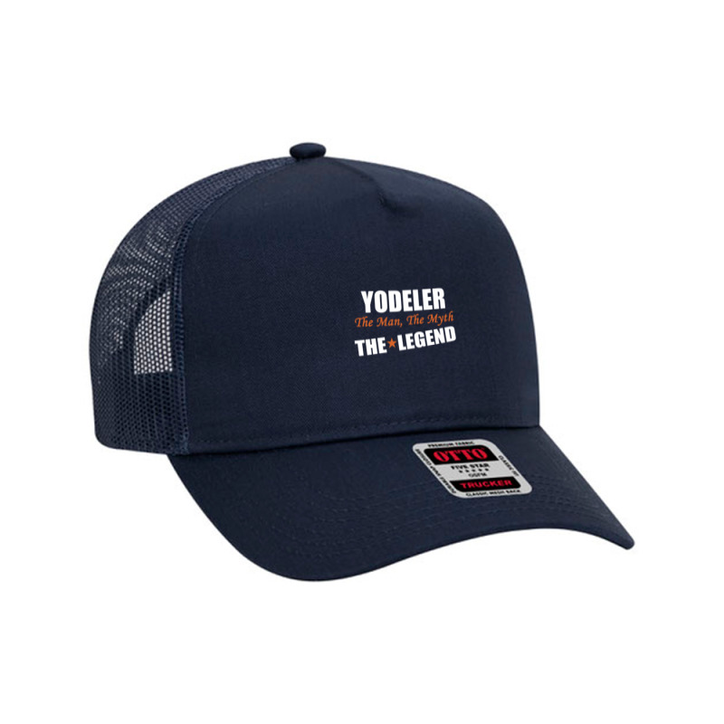 Yodeler The Man, The Myth The Legend Mesh Back Trucker Hat | Artistshot