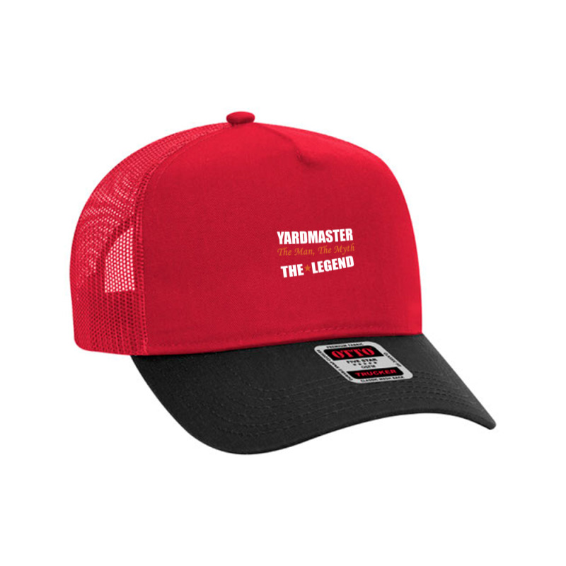 Yardmaster The Man, The Myth The Legend Mesh Back Trucker Hat by thanchashop | Artistshot