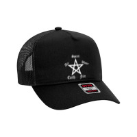 Elements Pentagram Womens Funny Pagan Witchcraft Ladies Satan Mesh Back Trucker Hat | Artistshot