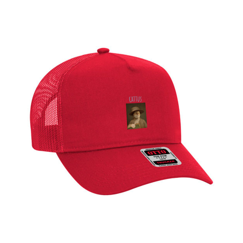 Cat Latin Mesh Back Trucker Hat by OlinParker | Artistshot