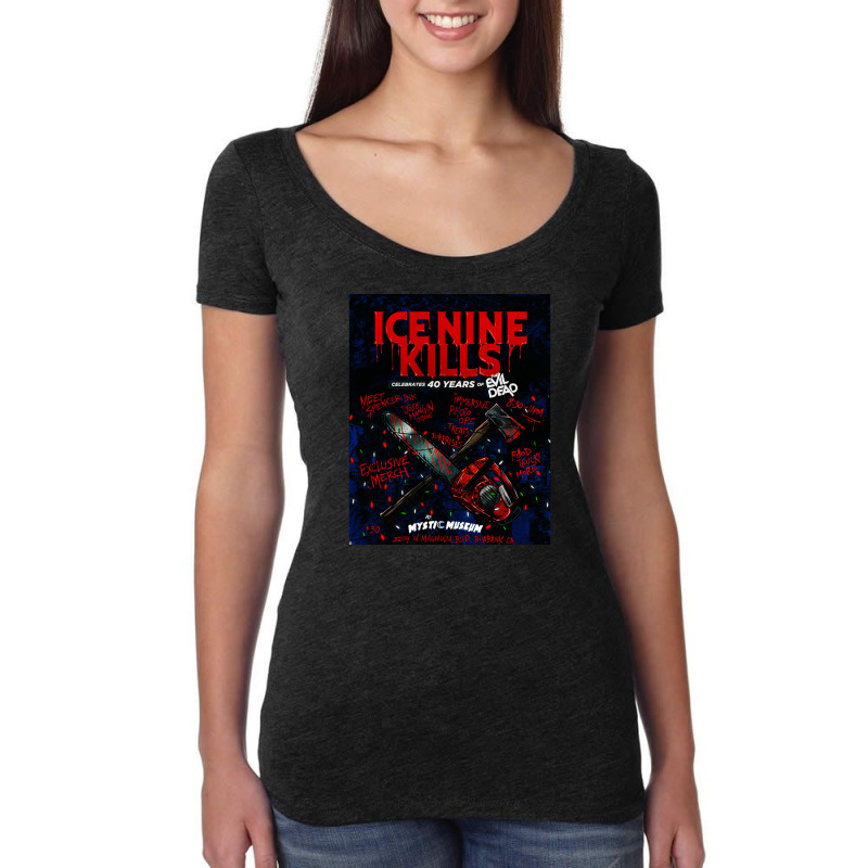 Ice Nine Kills Exclusive Women's Triblend Scoop T-shirt by Shari_FeechanShop | Artistshot