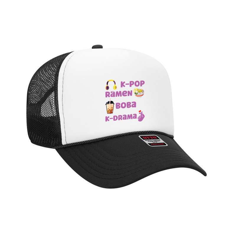 K Pop Ramen Boba K Drama Foam Trucker Hat | Artistshot