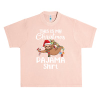 This Is My Christmas Pajama T  Shirt Merry Slothmas Sloth This Is My C Urban Heavy T-shirt | Artistshot