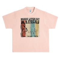 Music Literacy Matters I Like To Eat Puppies Urban Heavy T-shirt | Artistshot