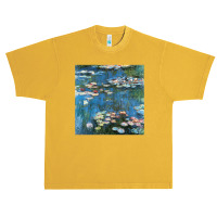 Waterlilies By Claude Monet Urban Heavy T-shirt | Artistshot