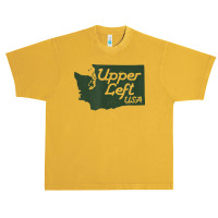 Upper Left Usa T Shirt Pnw Pacific Northwest Tee Urban Heavy T-shirt | Artistshot