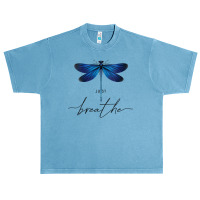 Womens Just Dragonfly Tattoodesign Summer Breathe Meditation Yoga V Ne Urban Heavy T-shirt | Artistshot