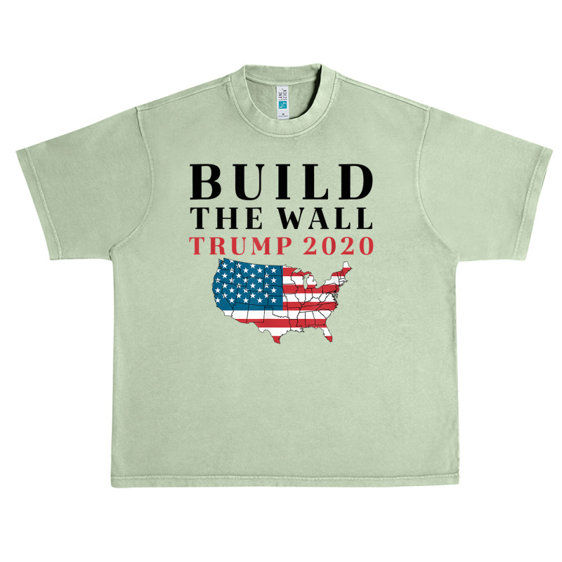 Build The Wall Trump 2020 T Shirt Urban Heavy T-shirt | Artistshot