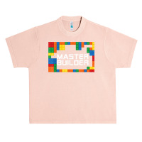 Master Builder Engineer Big Building Blocks Build Children T Shirt Urban Heavy T-shirt | Artistshot