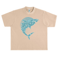 Dot Day T  Shirt Blue Polka Dot Shark September 15th International Dot Urban Heavy T-shirt | Artistshot