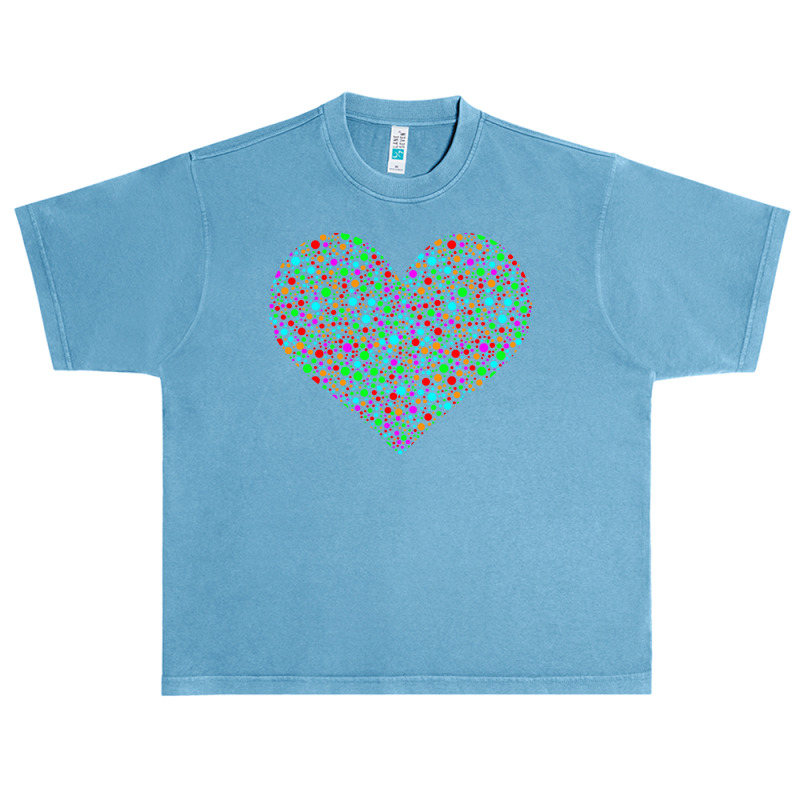 Dot Day T  Shirt Polka Dot Heart September 15th International Dot Day Urban Heavy T-shirt | Artistshot