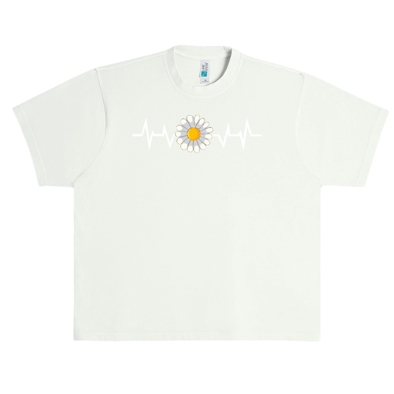 Daisy T  Shirt Flower Daisy Heartbeat T  Shirt Urban Heavy T-shirt | Artistshot