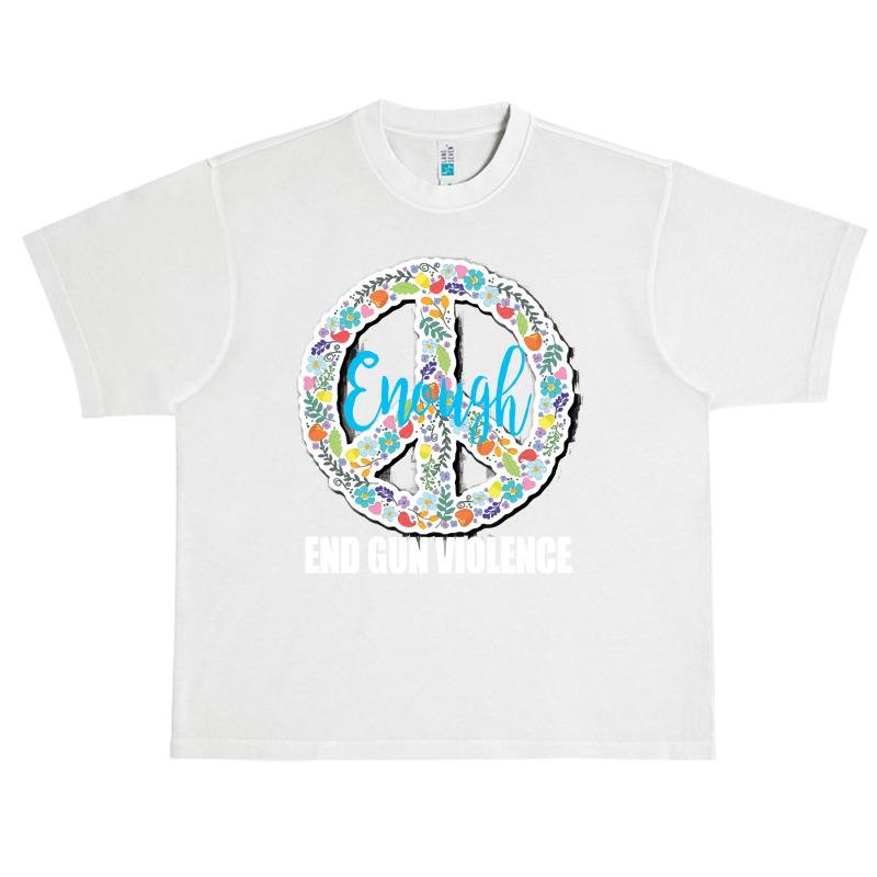 End Gun Violence T  Shirt Peace Sign End Gun Violence Protect Our Kids Urban Heavy T-shirt | Artistshot