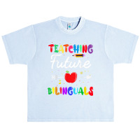 Teaching Future Bilinguals Spanish Teachers Back To School Urban Heavy T-shirt | Artistshot