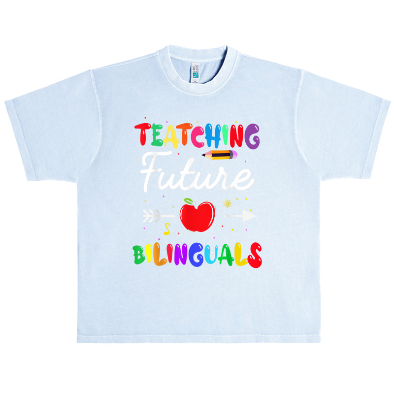 Teaching Future Bilinguals Spanish Teachers Back To School Urban Heavy T-shirt by MadisonDesign | Artistshot