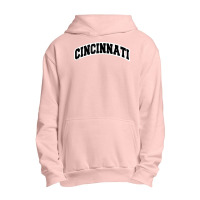 Cincinnati Ohio Varsity Style Vintage Red Tank Top Urban Pullover Hoodie | Artistshot