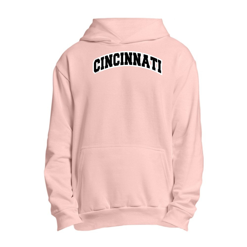 Cincinnati Ohio Varsity Style Vintage Red Tank Top Urban Pullover Hoodie by tuckeynkriccijea | Artistshot