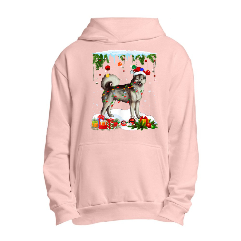 Funny Alaskan Malamute Dog Christmas Xmas Cute T Shirt Urban Pullover Hoodie | Artistshot