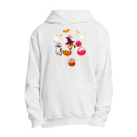 Flamingo Tropical Funny Flamingo Mummy Witches Pumpkin Halloween Costu Urban Pullover Hoodie | Artistshot