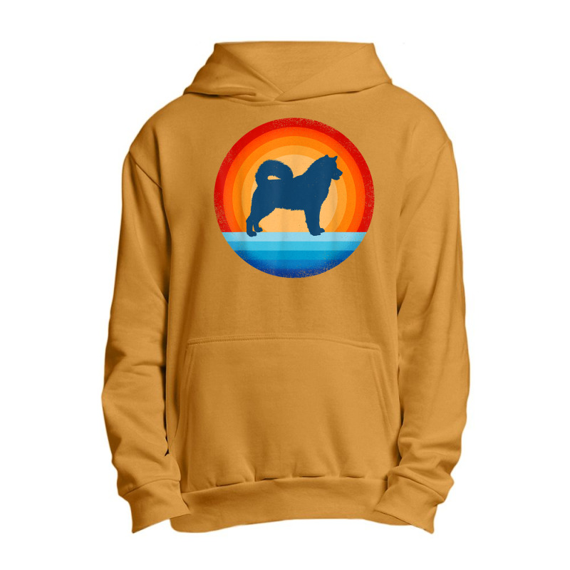 Alaskan Malamute Retro Vintage 60s 70s Sunset Dog Lovers Men T Shirt Urban Pullover Hoodie | Artistshot