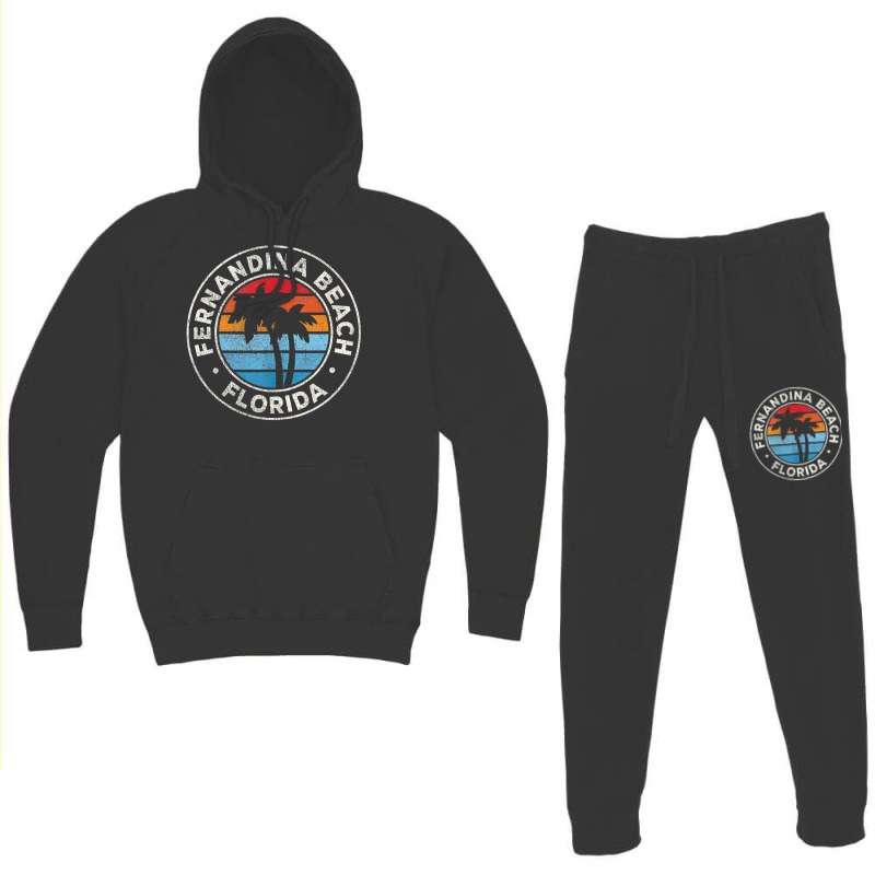 Fernandina Beach Florida Fl Vintage Graphic Retro 70s Tank Top Hoodie & Jogger set by kadejahdomenick | Artistshot