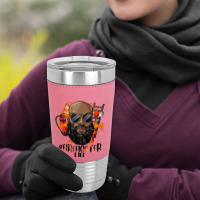 Bald Black Man Firefighter Life Leatherette Tumbler | Artistshot