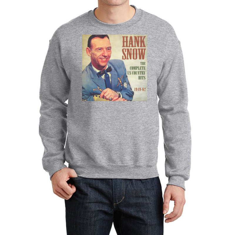 Hank Snow   Complete Us Country Crewneck Sweatshirt by LakuRB2022 | Artistshot