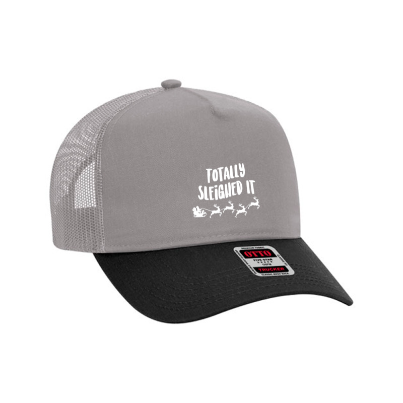 Totally Sleighed It Mesh Back Trucker Hat by dudi2 | Artistshot