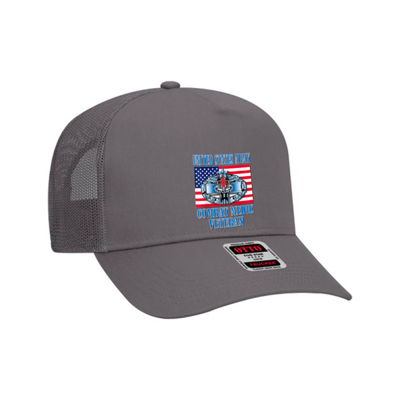 Combat Medic 2nd Award Back Mesh Back Trucker Hat by AdeArt | Artistshot