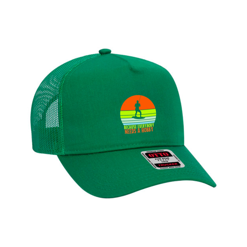 Funny Wakeboard T  Shirt Funny Wakeboard Because Everybody Needs A Hob Mesh Back Trucker Hat | Artistshot