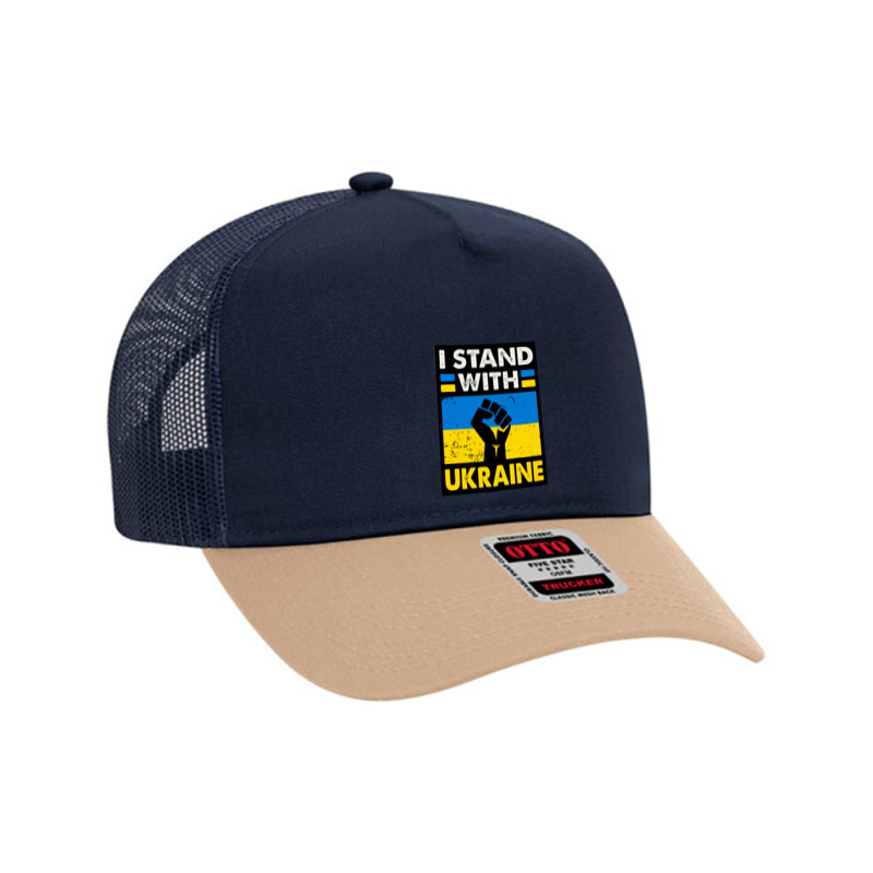 I Stand With Mesh Back Trucker Hat by larevanisa | Artistshot