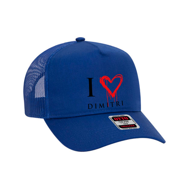 I Love Dimitri Vampire Academy Mesh Back Trucker Hat by Semilir | Artistshot