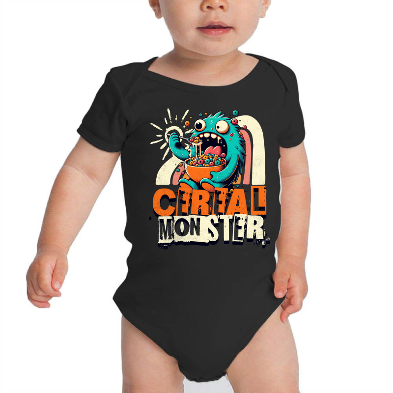 Cereal Monster Baby Bodysuit by pureneuralart | Artistshot