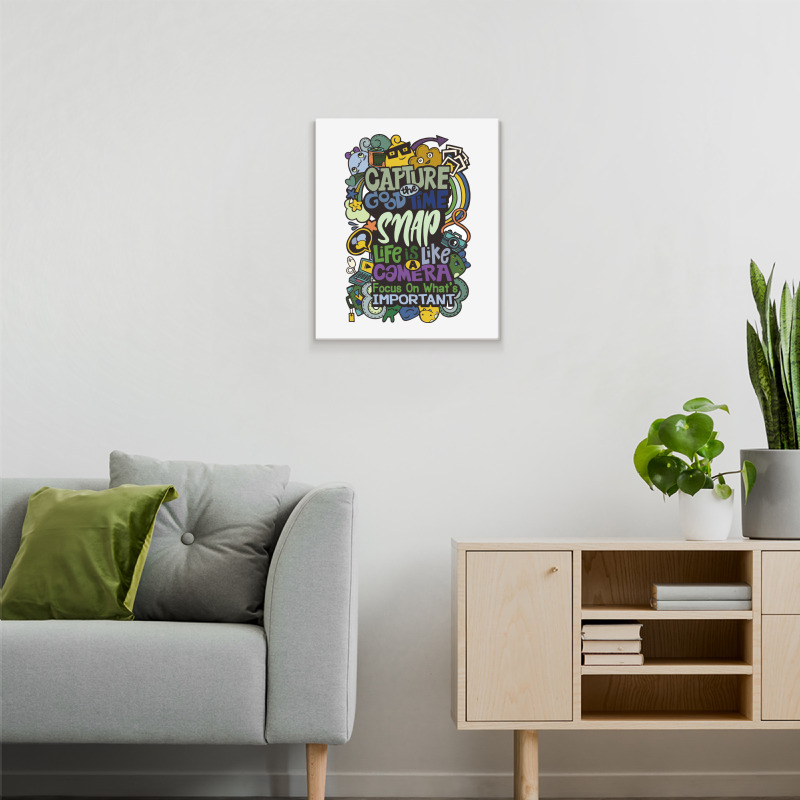 Camra Is Life Metal Print Vertical | Artistshot