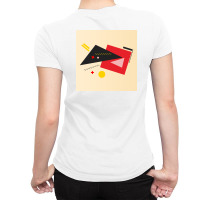 Abstract Dimention On The Box Ladies Fitted T-shirt | Artistshot