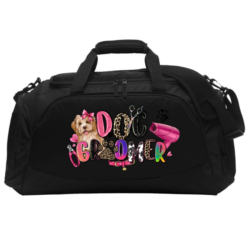 Dog Groomer Active Duffel | Artistshot