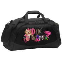 Dog Groomer Active Duffel | Artistshot