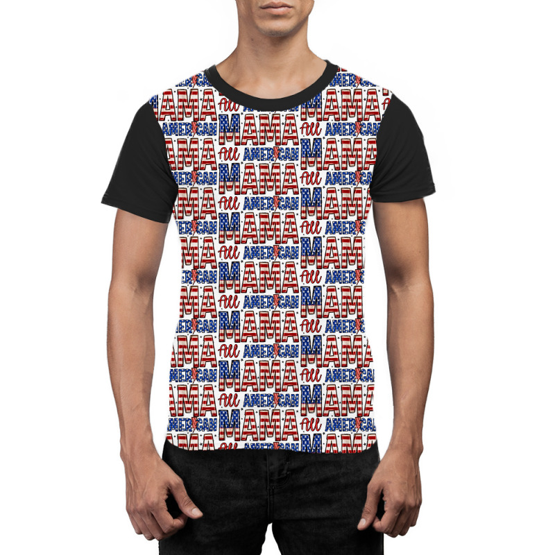 All American Mama Zillion Graphic T-shirt | Artistshot