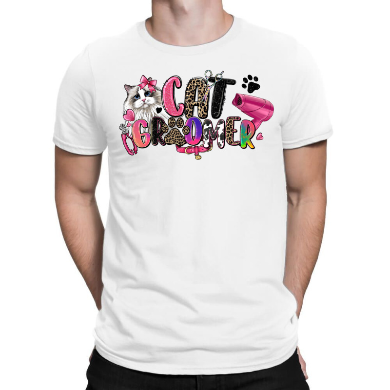 Cat Groomer T-shirt | Artistshot