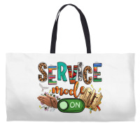 Service Mode On Woman Version Weekender Totes | Artistshot