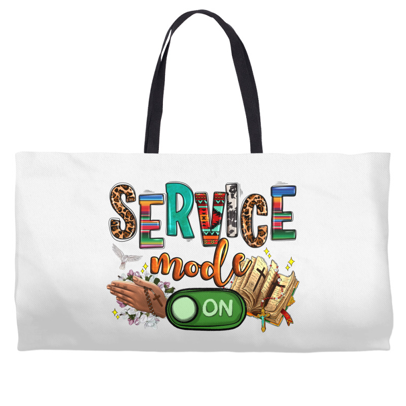 Service Mode On Woman Version Weekender Totes | Artistshot