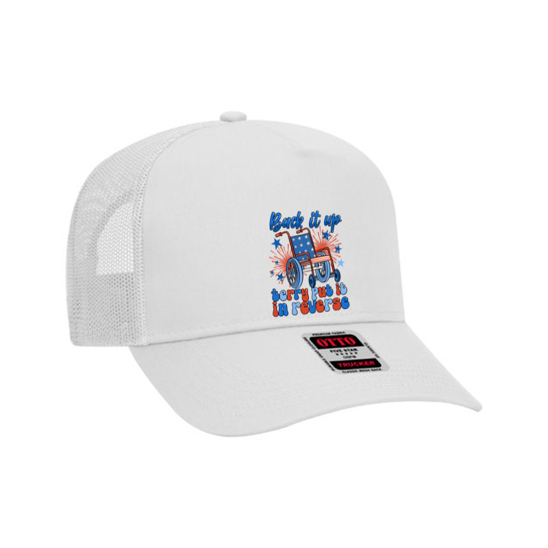 Back It Up Terry Put It In Reverse Mesh Back Trucker Hat | Artistshot