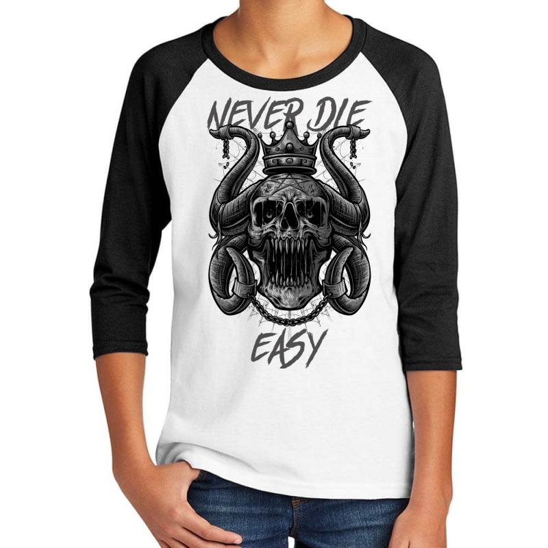 Never Die Easy Youth 3/4 Sleeve | Artistshot